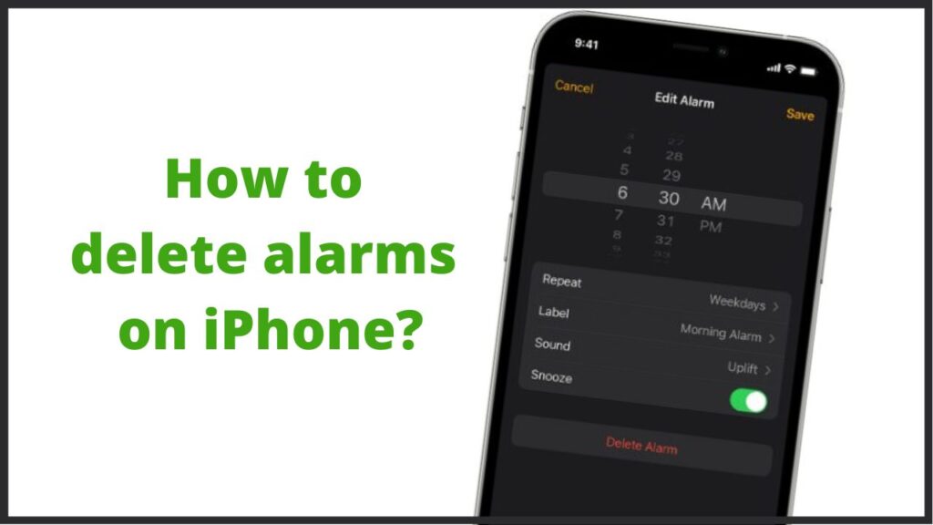 How to delete alarms on iPhone