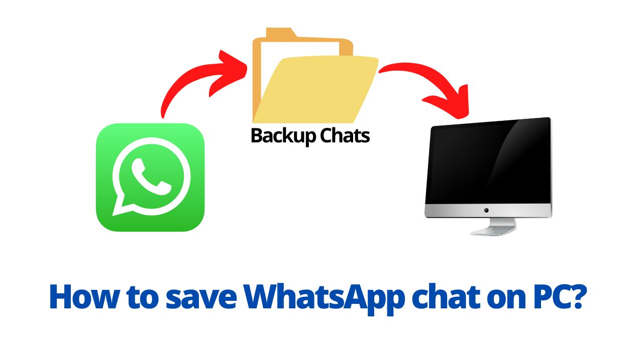 How to save WhatsApp chat on PC