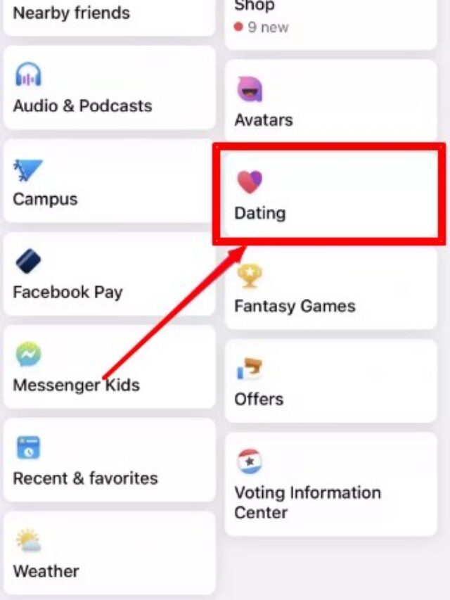 How to activate facebook dating