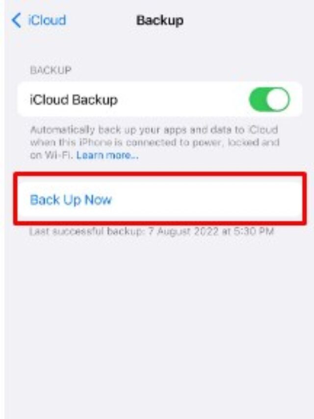 How to backup contacts on iphone